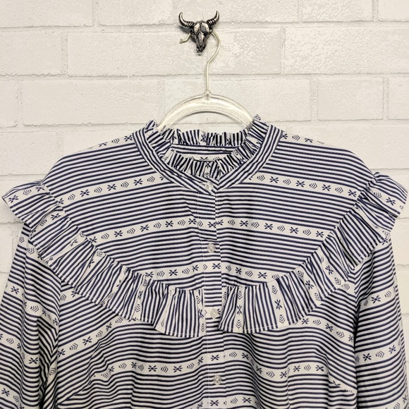 Eloquii Tops - Eloquii prairie button up